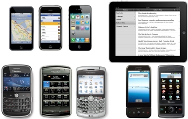 The variety of mobile devices